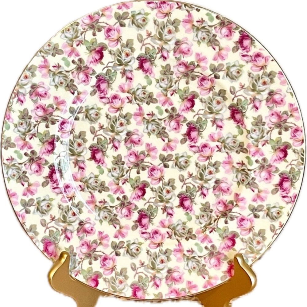 Staffordshire Royal Garden 𝐶𝘩𝑖𝑛𝑡𝑧 𝐶𝑜𝑙𝑙𝑒𝑐𝑡𝑖𝑜𝑛 Cake Dish
